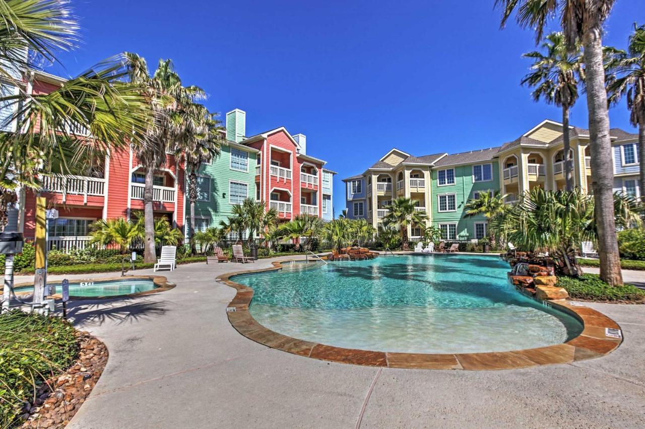 Colorful Galveston Retreat Steps From Beach And Pool מראה חיצוני תמונה