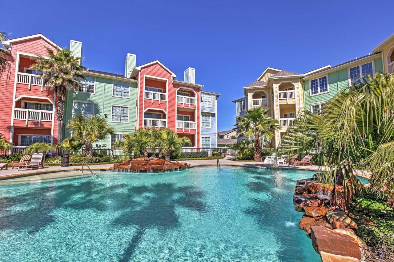 Colorful Galveston Retreat Steps From Beach And Pool מראה חיצוני תמונה